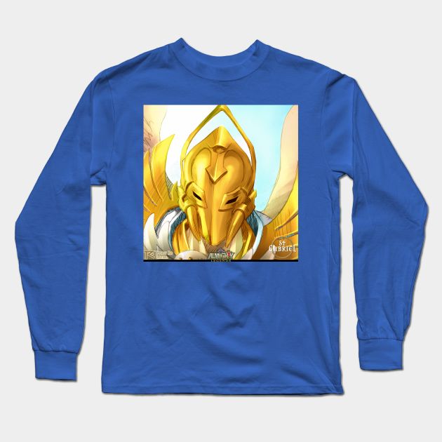 St Gabriel - Almighty Legends Long Sleeve T-Shirt by Toytally Rad Creations